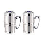 Coffee Cup Double Wall Barrel Shaped Stainless Ste